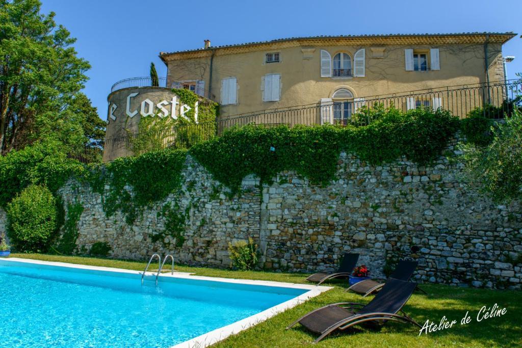 Hotel Le Castel du Mont Boisé Montboucher-sur-Jabron Esterno foto